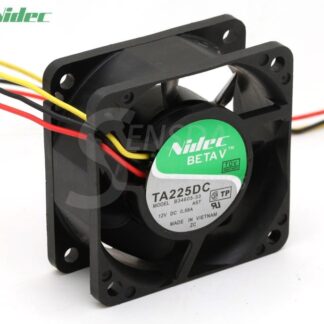 Nidec B34605-33 TA225DC 60mm 6cm 12V 0.58A 60x60x25mm 3-pin server inverter cooling fans