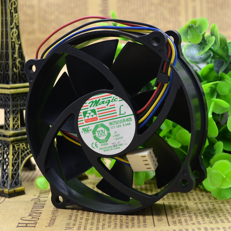Free Delivery. 9025 MGT9212UR - W25 12 v 0.54 A four-wire cooling fan is 9 cm