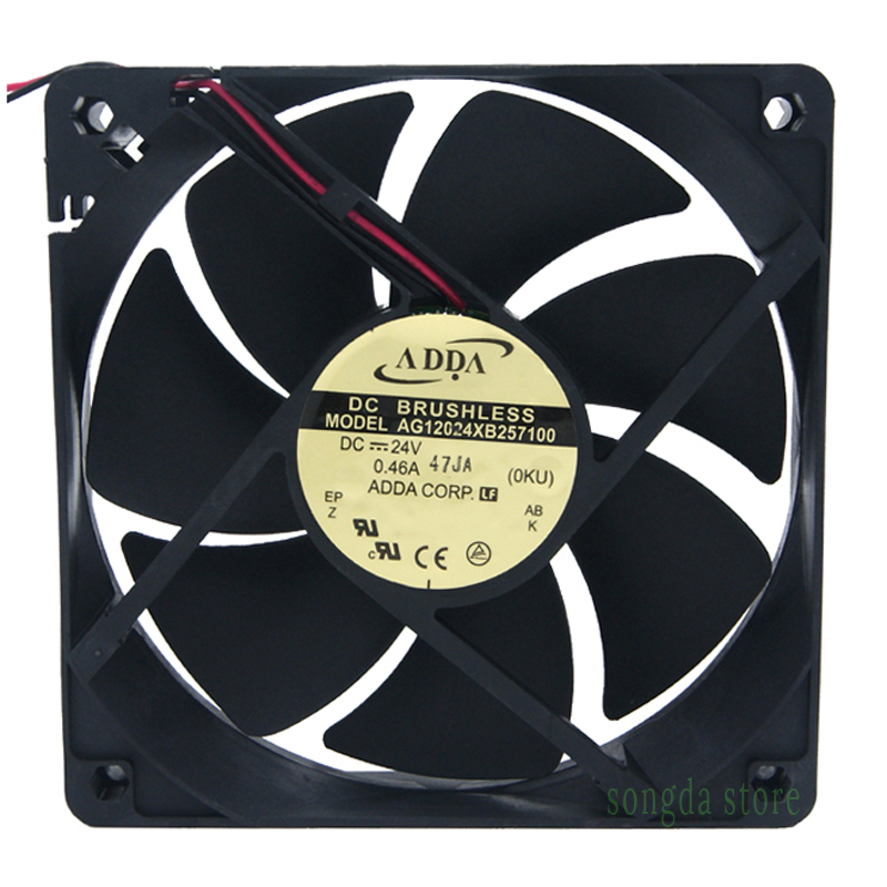 New 12025 12 12CM winds of fan 12V 0.5A AD1212UB-A71GL 120*120*25mm