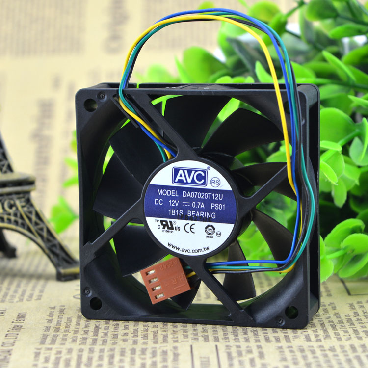 Computer Fan 120x120x25mm DC 12V 4Pin Cooler DC Brushless PC Computer Case Cooling Fan 1800PRM Mar30