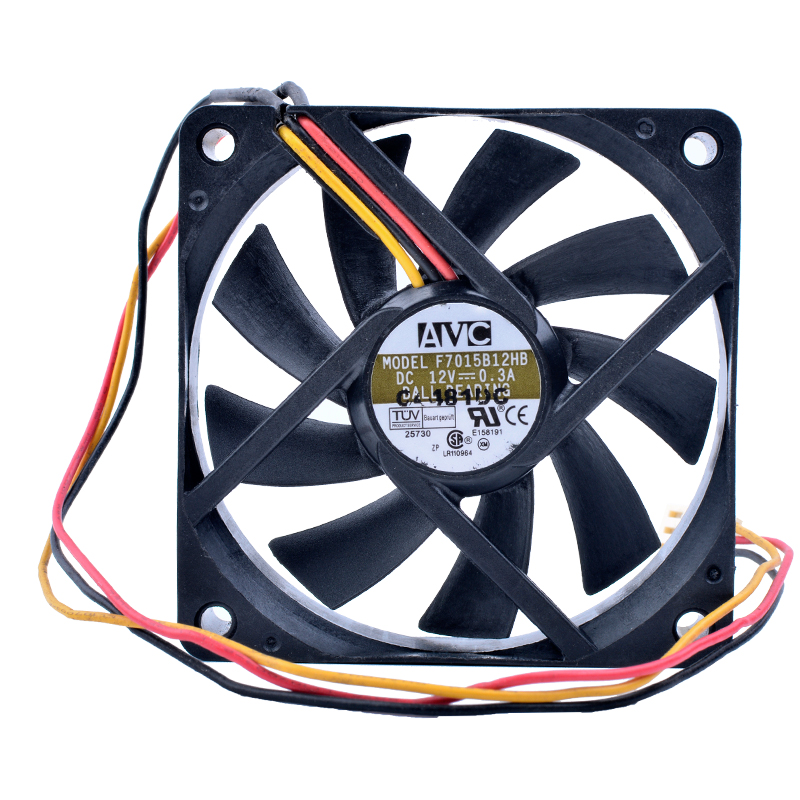 AVC F7015B12HB DC 12V 0.30A CPU server fan