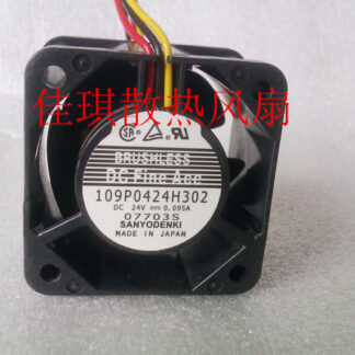 Sanyo cooling fan 109P0424H302 24V 0.095A 40*40*28 mm fan 4CM