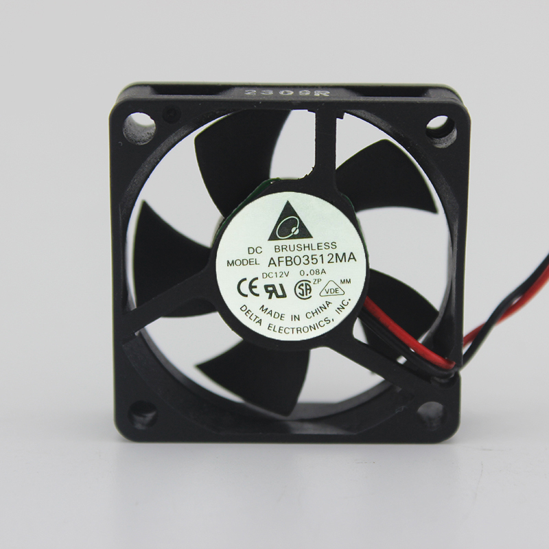 Delta AFB03512MA 35mm 35x35x10mm 3.5cm DC 12V 0.08A Two Ball Bearing Heatsink Axial Cooling Fan