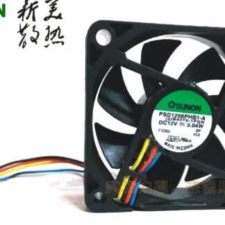 Genuine SUNON PSD16PHB1-A 12V 3.04W 6015 60*60*15 mm axial case cooling fan