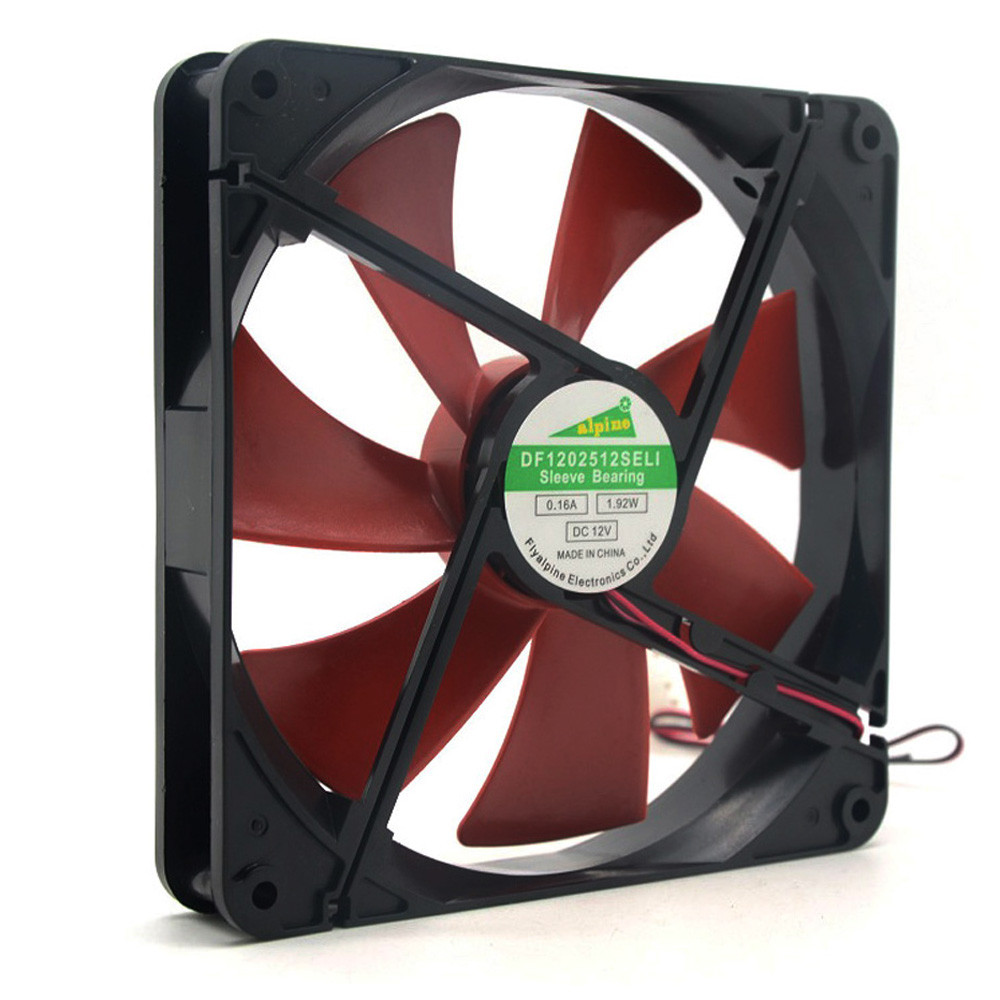 18 High Quality Best silent quiet 140mm pc fan cooling fans 14cm DC 12V 4D plug computer cooler for video card thermo pasta
