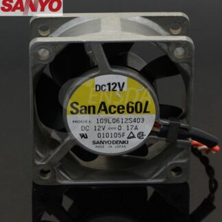 SANYO 109L0612S403 6025 60mm 6cm DC 12V metal frame server inverter axial cooling fans