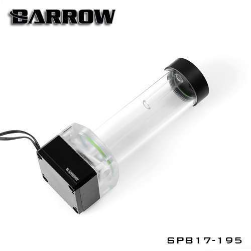 Barrow SPB17-195 LRC RGB v1 17w Water Cooling Pump , PWM Speed control , Combination 140mm Reservoir