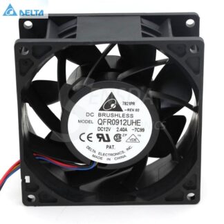 Delta 9cm QFR0912UHE 9238 90mm DC 12v 2.40A 4-pin pwm server inverter axial cooler Cooling fans high speed