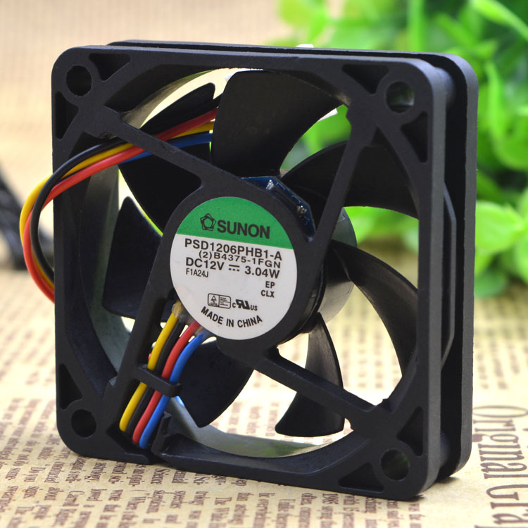 Free Shipping Genuine SUNON PSD16PHB1-A 12V 3.04W 6015 60*60*15 mm axial case cooling fan