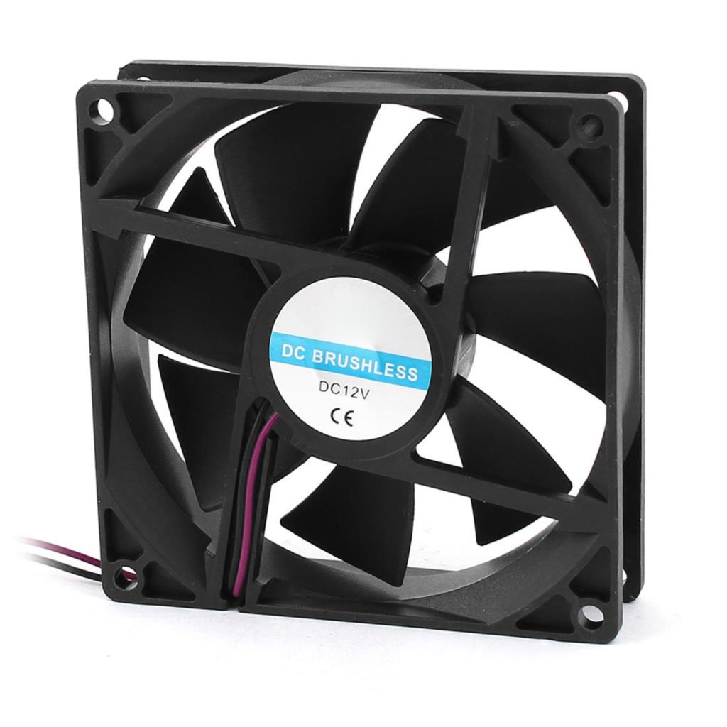 16 New 90mm x 25mm 9025 2pin 12V DC Brushless PC Case CPU Cooler Cooling Fan