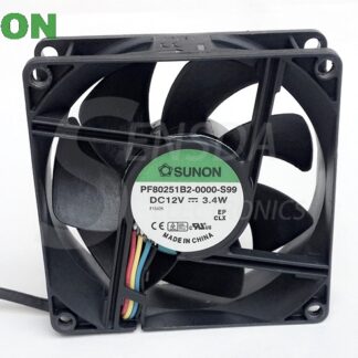Original Sunon PF80251B2-0000-S99 12V 3.4W 8025 80mm 8cm PWM tempreture control axial cooling fans