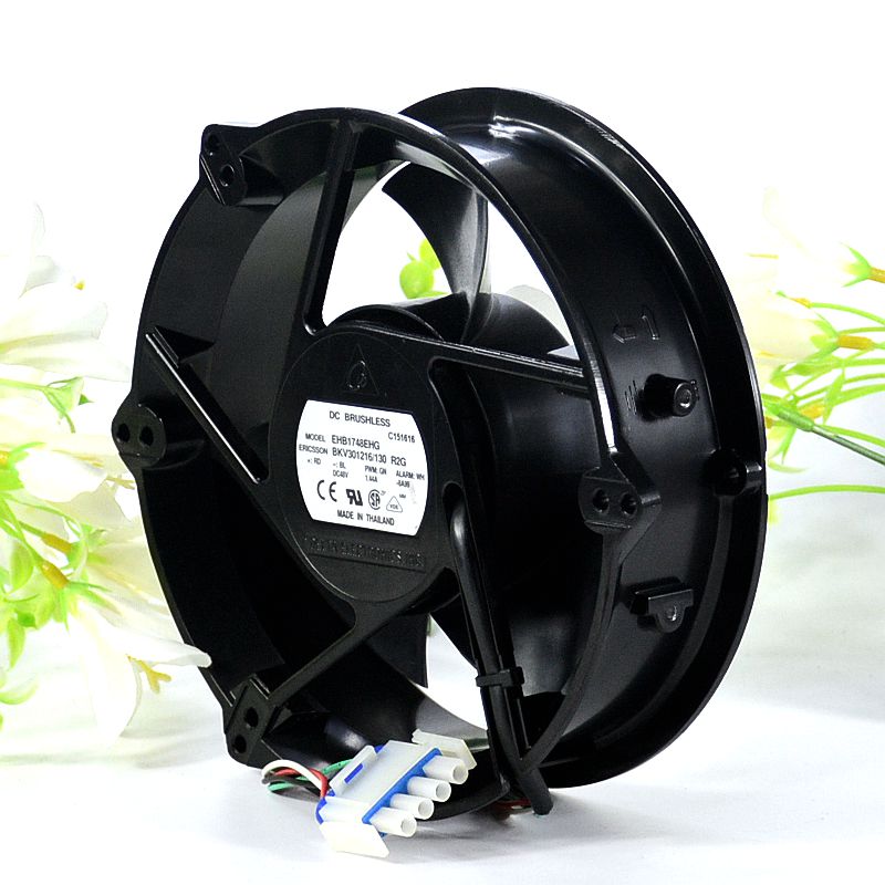 Delta EHB1748EHG metal Cooling Fan 48V 1.44A 172x172x51mm 4-Wire