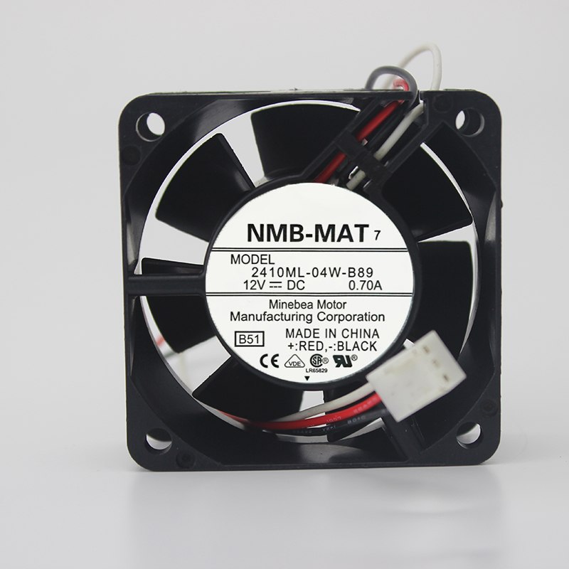 NMB-MAT 2410ML-04W-B70 B79 B86 B89 6CM cm 6025 cooling fan 12V