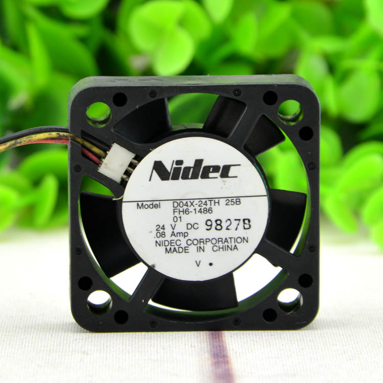 Nidec D04X-24TH 25B fh6-1486 24V 0.08A 3 line copier cooling fan