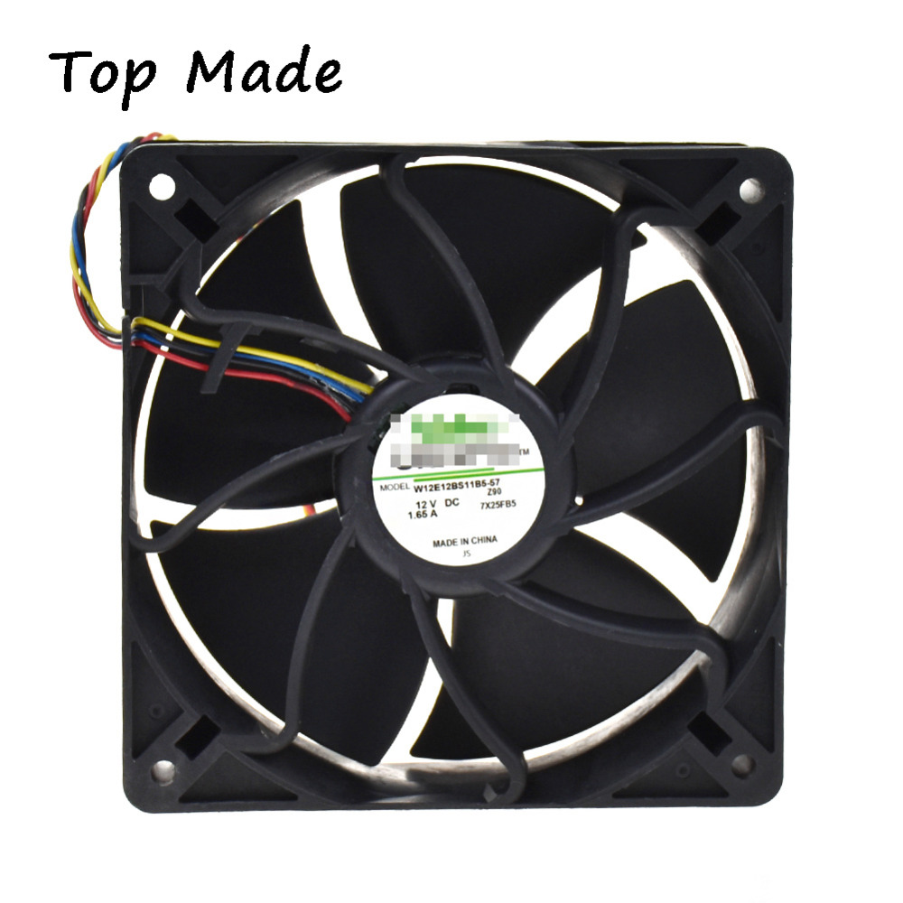 NIDEC W12E12BS11B5-57 12VDC 1.65A 4pin PWM cooling fan