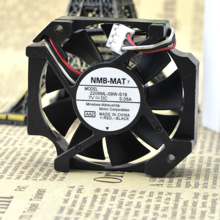 NMB 26ML-09W-S19 7V 0.05A 5.7CM 57*52MM silent USB fan cooling fan Free Shipping