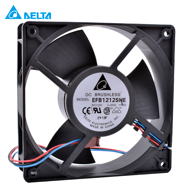 Deltal PFC0912DE 9038 12V 4.32A Super Violence Dual Ball Server Cooling Fan