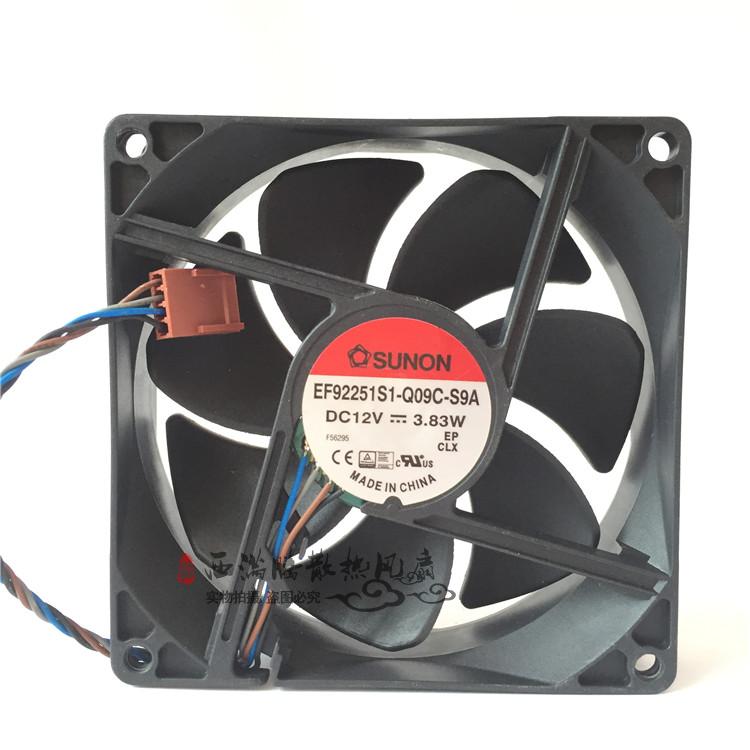 SUNON EF92251S1-Q09C-S9A 9225 12V 3.83W 4-wire 90 * 90 * 25mm Cooling fan