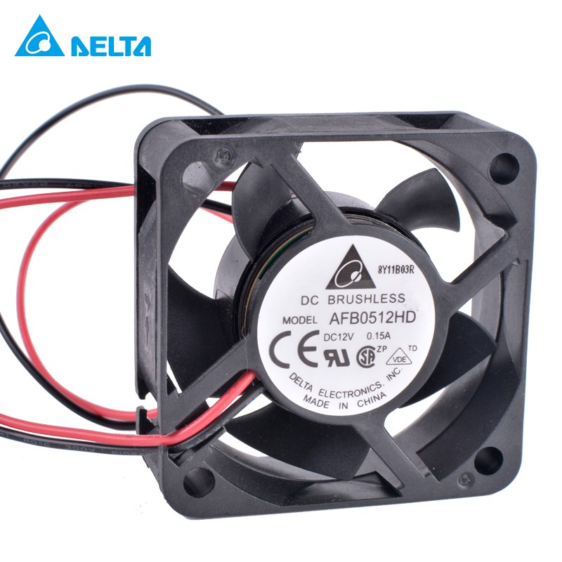 Delta AFB0912EHE DC 12V 1.68A 2-wire Server Square Fan