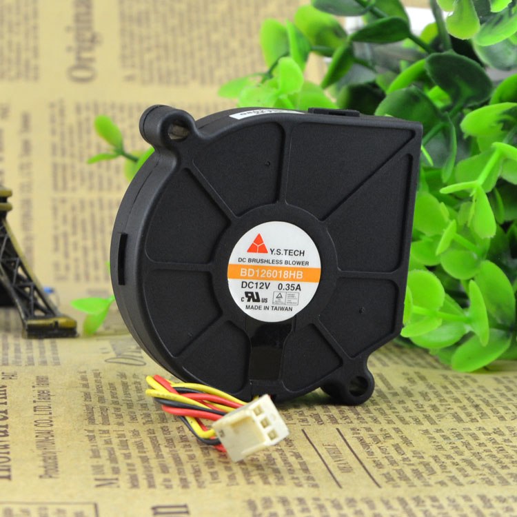 SUNON KD1205PHS3 12V 0.7W 5CM 2-wire silent cooling fan