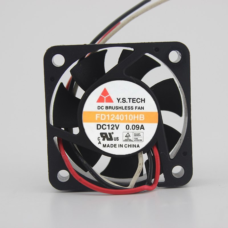 Y.S.TECH FD1240107B-2N authentic 4CM 40*40*10 1.08W 2 wire cooling fan