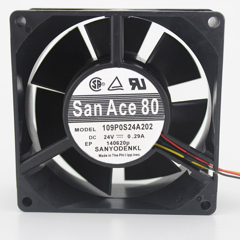 SANYO 109P0924H1 24V 0.14A 9CM double ball cooling fan