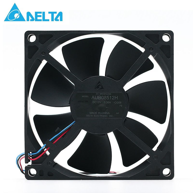 Delta AUB08512H 12V 0.36A 8.5cm three line projector cooling fan