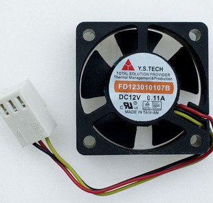 Y.S.TECH FD124010LL 12V 0.085A 4CM Fan Ultra Silent Silent Fan