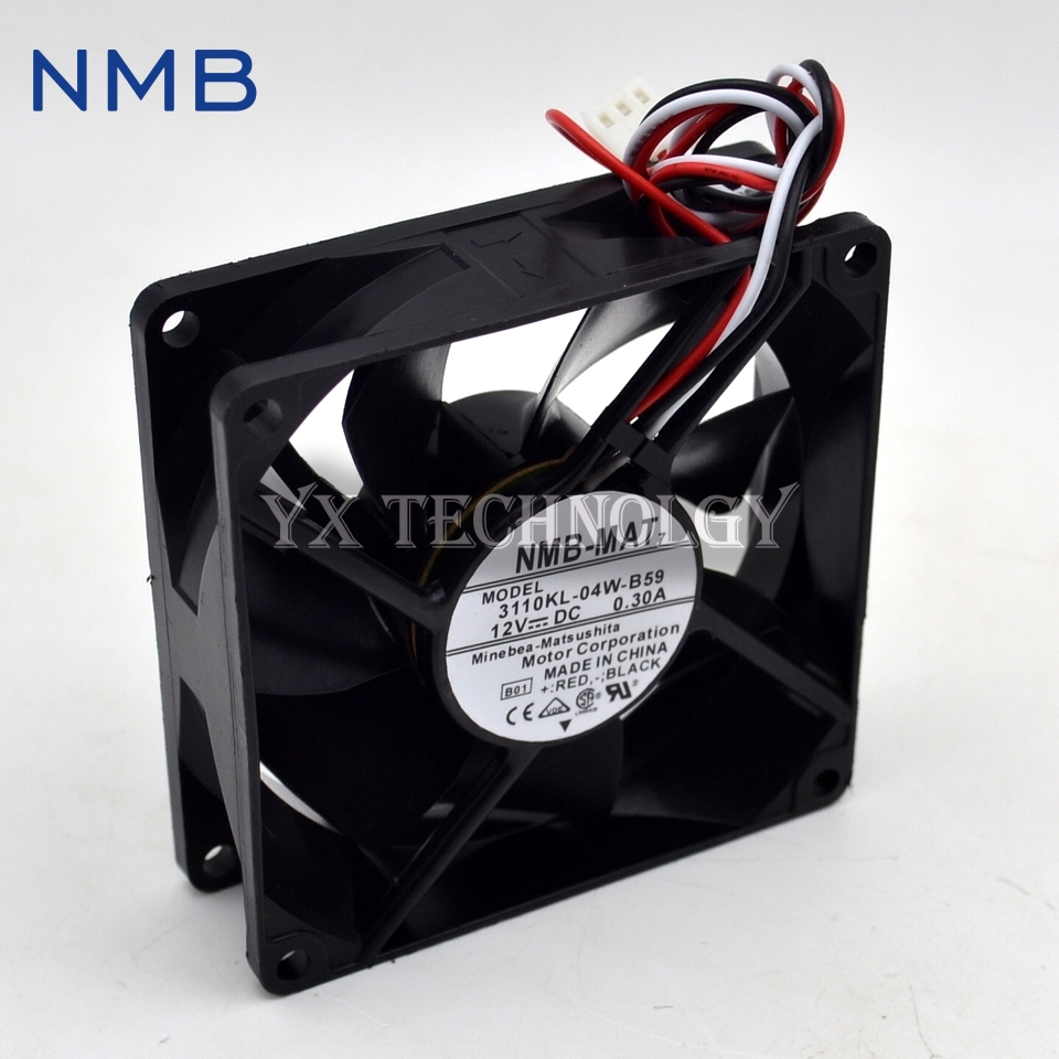 NMB 311KL-04W-B59 8CM 12V 0.3A cooling fan