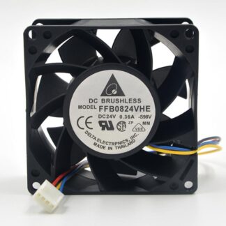 Delta FFB0824VHE 24V 0.36A dual ball bearing cooling fan