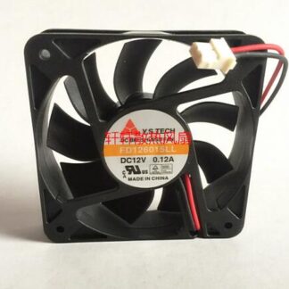 Y.S.TECH FD126015LL 6CM 12V 0.12A 2 wire double ball silent cooling fan