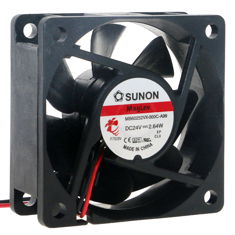 SUNON MB60252VX-000C-A99 60mm fan DC 24V 2.64W High-end inverter cooling fan