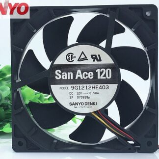 SANYO 9G1212HE403 12V 0.58A 4line PWM temperature control cooling fan