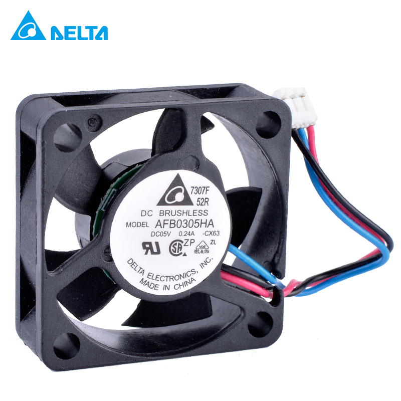 DELTA AFB0305HA 30mm fan 5V 0.24A 3pin Double ball bearing cooling fan