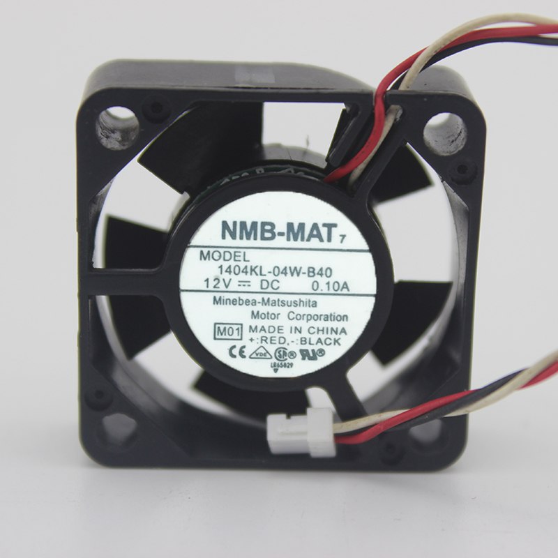 NMB 1404KL-04W-B40 12V 0.10A 3CM cooling fan
