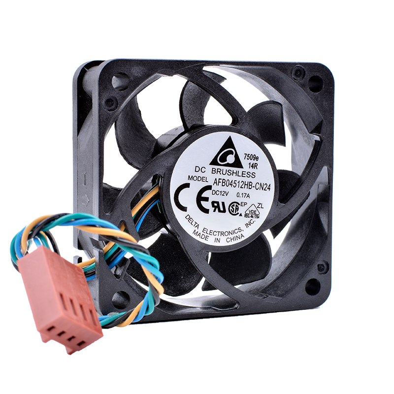 DELTA AFB04512HB-CN24 DC12V 0.17A 4pin pwm mini chassis cooling fan