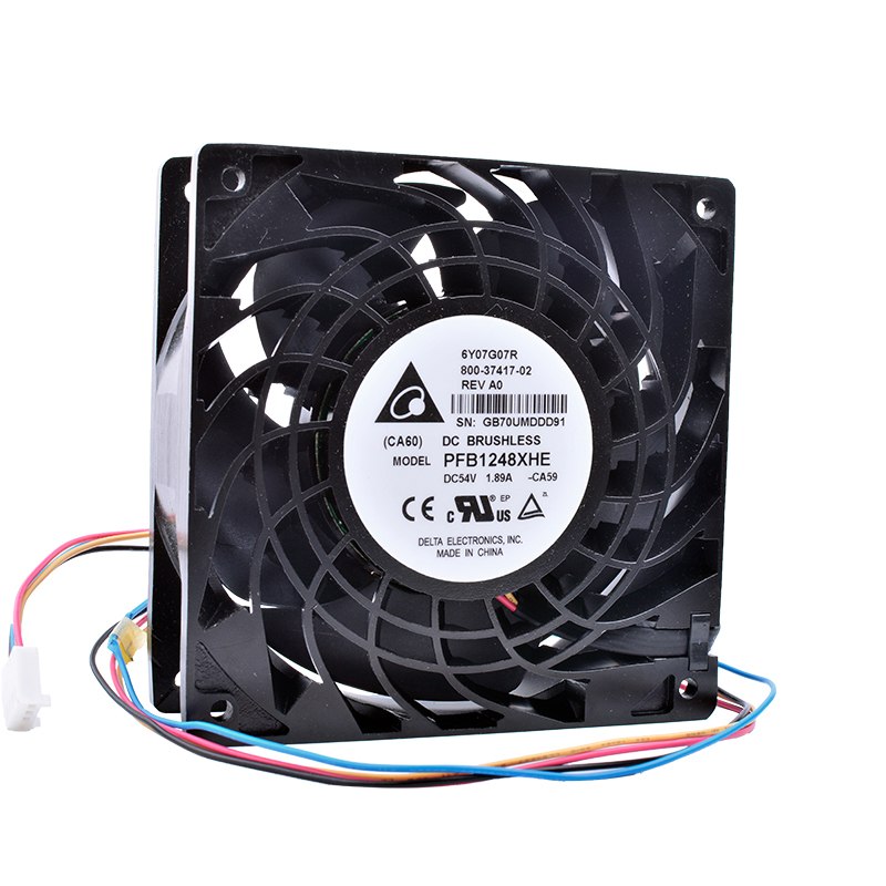 Delta PFB1248XHE 48V 1.92A double ball bearing inverter server metal fan