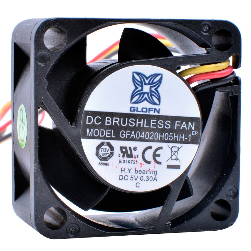 AVC DA125B12L 2V 0.3A 12cm ball bearing cooling fan