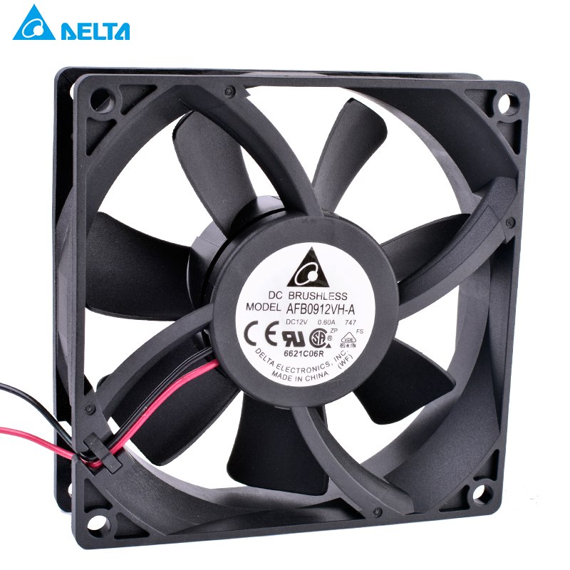 DELTA AFB0912VH-A 12V 0.60A double ball bearing large air volume cooling fan