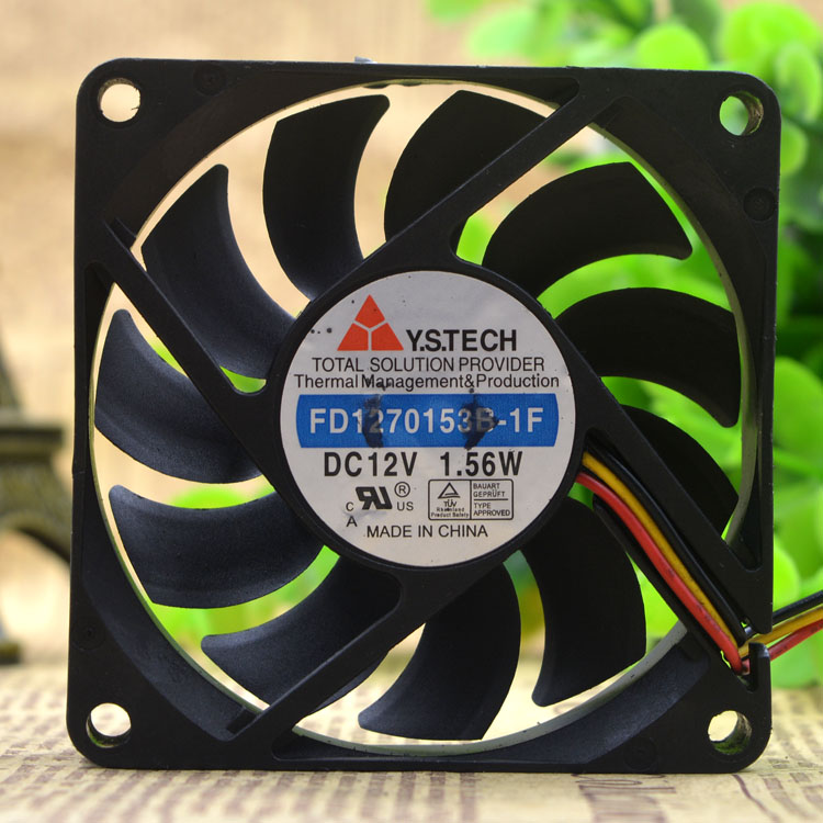 Y.S.TECH FD127015LB 12V 0.13A silent cooling fan