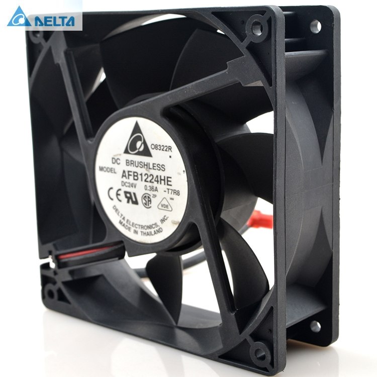 Delta AFB1224HE 24V 0.36A 12cm converter cooling fan