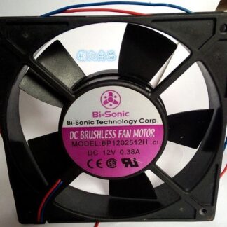 Bi-Sonic  BP12512H 12V 0.38A Double Ball Switch Fan