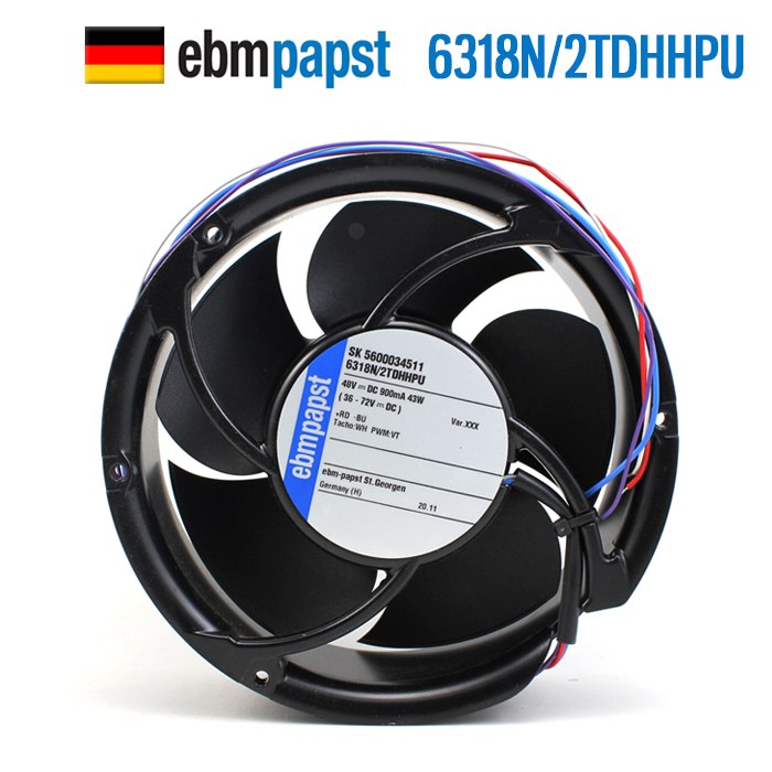 ebmpapst  DV5218/2NPR  48V 23W Vacon frequency cooling fan