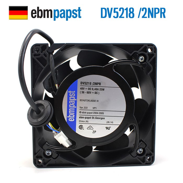 ebmpapst 6318N/2TDHHPU 48V 43W IP68 waterproof cooling fan