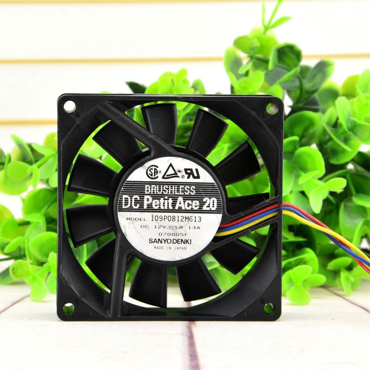 Sanyo 109P0812M613 DC12V 0.13a 8cm cooling fan