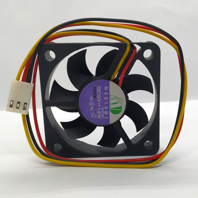 MD N5010B1 DC 12V 1.6W 3-wire CPU cooling fan