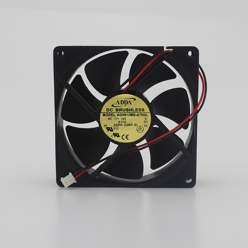 ADDA AD0912MS-A70GL 12V 0.17A 2-wire cooling fan