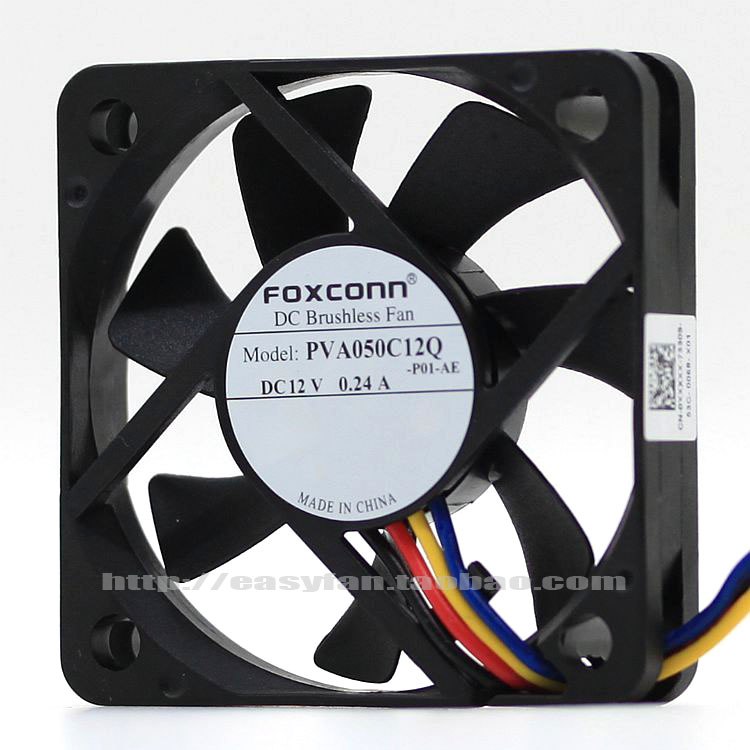 FOXCONN PVA050C12Q DC12V 0.24A DC Brushless fan