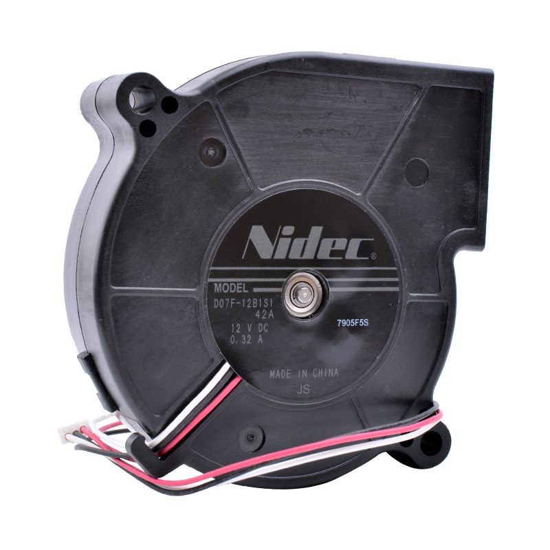 Nidec D07F-12B1S1 42A DC 12V 0.32A Centrifugal turbine blower fan