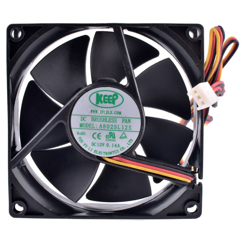 KEEP A8025L12S 12V 0.03A dc brushless cooling fan. 